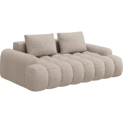 Cosmopolitan Design Pískově hnědá trojmístná pohovka Linz 200 cm