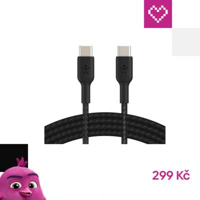 Belkin CAB004bt2MBK BOOST CHARGE™ USB-C/USB-C, 2m, černý