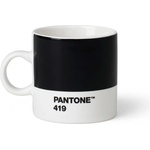 Pantone Черна порцеланова чаша за еспресо 120 ml Black 419 - Pantone (101040419)