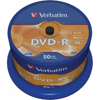 Verbatim DVD-R Verbatim 16x 4.7 GB шпиндел 50 бр (2315194-43548)