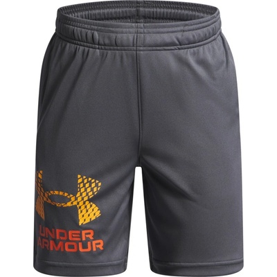 Under Armour B TECH LOGO SHORTS sivé 1383333-026