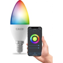 Calex smart LED svíčka E14 B35 4,9W CCT RGB 429008.2