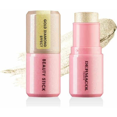 Dermacol Rozjasňovač v tyčince s diamantovým efektem Beauty Stick 2 gold diamond effect 7 g – Hledejceny.cz