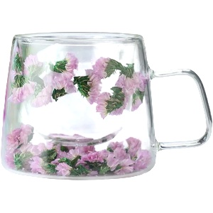 CupHup Стъклена термо чаша CupHup Blum с двойно дъно, Eternal Violet (Blum-01-10)