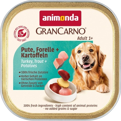 Animonda GranCarno Adult Country morčacie pstruh a zemiaky 44 x 150 g