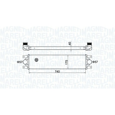 Chladič plniaceho vzduchu MAGNETI MARELLI 351319204790