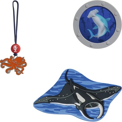 Doplňková sada obrázků MAGIC MAGS, Manta Rio, pro aktovky a batohy Step by Step; 138075