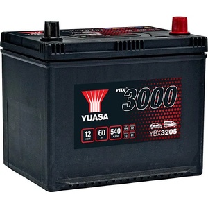 YUASA 60Ah 540A right+ Japan (YBX3205)