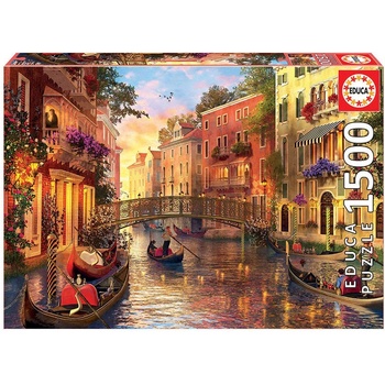 Educa Пъзел Educa - Залез във Венеция, 1500 части (EDU17124)