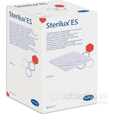 Sterilux ES kompres sterilný 10 x 20 cm 2x25 ks (50 ks)