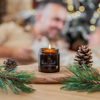 Tvoje svíčka Šťastné a Veselé skořice hřebíček pomeranč 120 ml