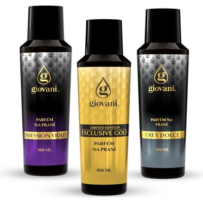 Giovani Koncentrovaný parfém na praní GOLDEN TOUCH 3 x 100 ml