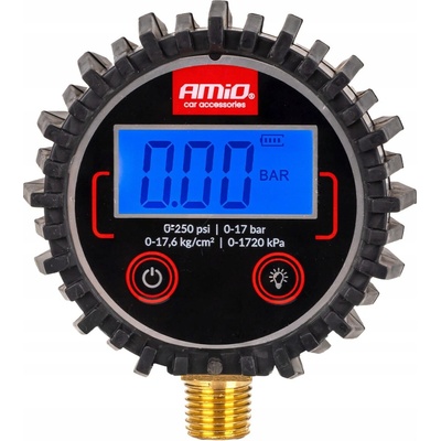 AMiO Digitálny tlakomer elektrický manometer 17 bar G 1/4" 04463