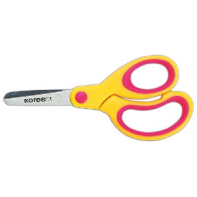 Nůžky dětské Kores - univerzální / soft úchop / 13 cm