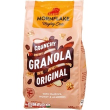 Mornflake granola ořechy mandle rozinky a med 500 g