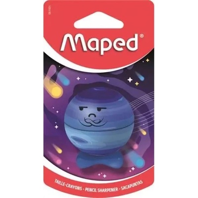 Maped Maped: Planet острилка с контейнер във форма на планета - едноотворна, различни видове (IMA051101)