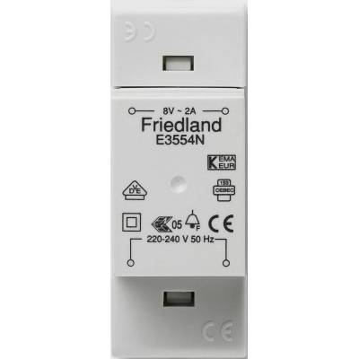 Honeywell Home E3554N zvonkový transformátor 8 V/AC 2 A