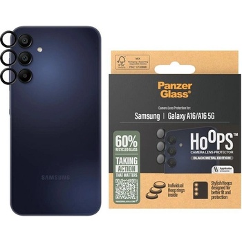 Panzer Стъклен протектор за камера PanzerGlass - Hoops, Galaxy A16, черен (5715685014963)