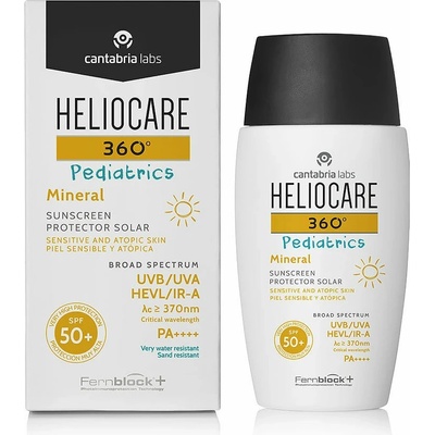 Heliocare 360 opaľovací krém pre deti s minerálnym filtrom SPF50+ 50 ml