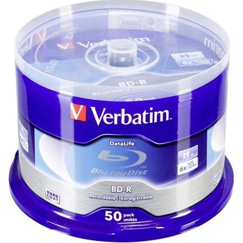 Verbatim BD-R 25GB 6x,spindle, 50ks (43838)