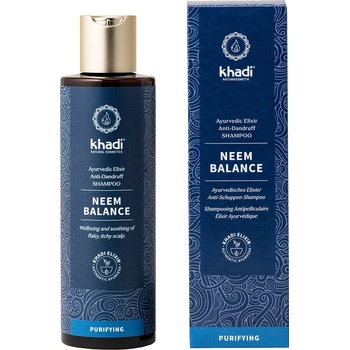 Khadi Neem Balance Elixir Shampoo přírodní šampon proti lupům 200 ml