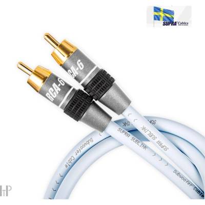 Supra Cables Supra SUBlink 1RCA - 1RCA Blue - RCA-cinch свързващ кабел за subwoofer 12 m (071845)