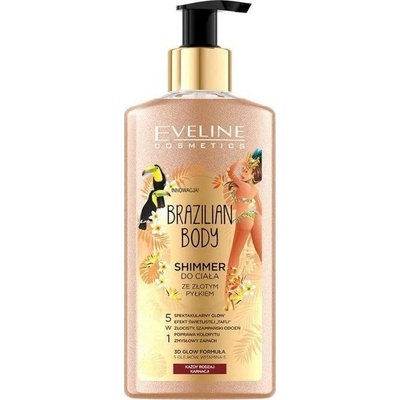 Eveline EVELINE_Brazilian Body Shimmer se zlatým prachem 150 ml