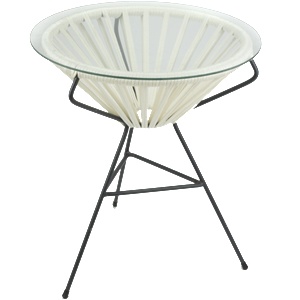 Mira-N HORECANO-OUTDOOR-Маса PAIA Ø50h55cm КРЕМ (NT031-N1002) (01955106)