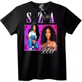 NOONEBRAND Тениска SZA Ctrl Музика - 4XL, Black