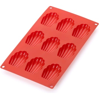 Lékué Форма за печене Lekue 1010166, 30x17.5x2 см, 360 мл, От -60 до +220C, Платинен силикон, Червен (1010166)