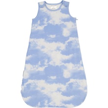 Geggamoja Bambusový detský spací vak Blue sky