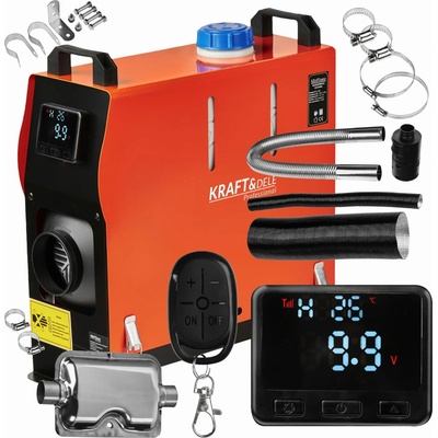 Nezávislé topení do auta 9kW 12V KD11782 KRAFT&DELE