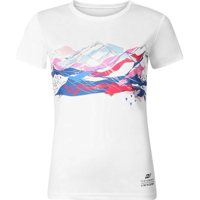 ALPINE PRO Дамска спортна тениска с Cool-Dry ALPINE PRO QUATRA 2 white ALPINE PRO | Byal | ЖЕНИ | XS