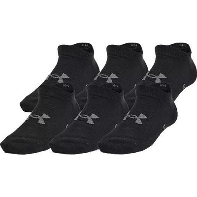 Under Armour UA Yth Essential No Show 6pk-BLK 1370543-001