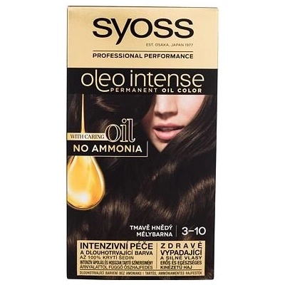 Syoss Oleo Intense Barva na vlasy 310 Tmavě hěndý 50 ml