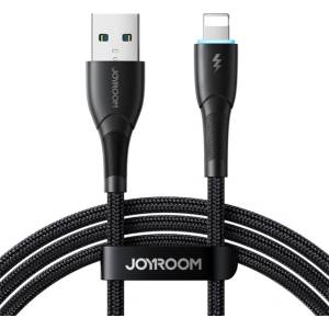 JOYROOM IPAD / IPAD 2 / IPAD 3-то поколение JOYROOM STARRY кабел за данни USB - Lightning, 100 см, ЧЕРЕН SA32-AL3 ЧЕРЕН (SA32-AL3 BLACK)