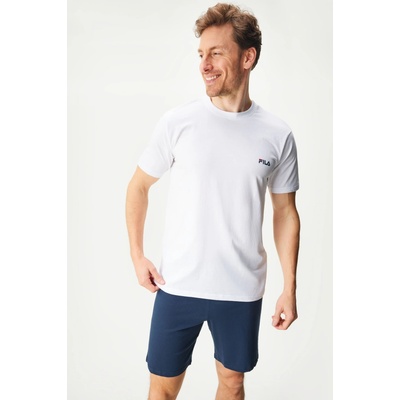 Fila Set Short Sleeves T-Shirt and Short Pants In Jersey biela tmavo modrá