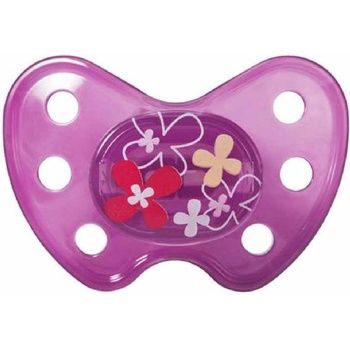 Baby-Nova Силиконова залъгалка Baby Nova - Dentistar, цветя, размер 2 (22292)