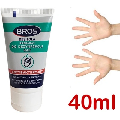 Bros Antibakteriální gel na ruce 60% alkoholu 40 ml