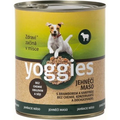 Yoggies jehněčí s bramborem a karotkou 800 g
