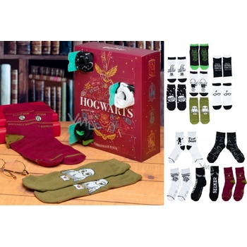 Epee Merch Harry Potter Adventný kalendár 12 denní ponožkový
