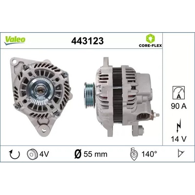 VALEO Alternátor NEW PART VA 443123