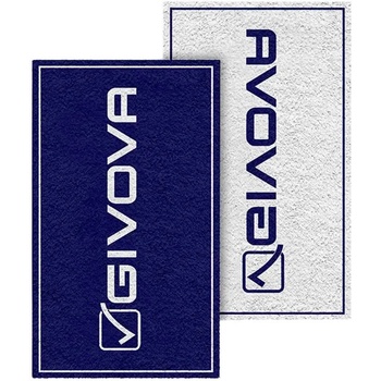 GIVOVA Хавлиена кърпа Givova Double Face 80x165 cm towel - White / Blue (Navy Blue / White)