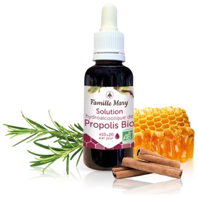 Famille Mary Течен екстракт от Прополис, с пчелен мед и етерични масла 30 ml капки | Famille Mary (084701 FM)