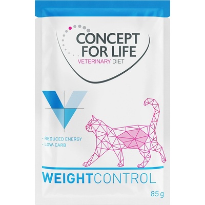 Concept for Life 24х85г Weight control Concept For Life Veterinary Diet, консервирана храна за котки