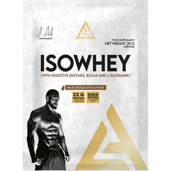 Lazar Angelov Nutrition IsoWhey | Whey Protein Isolate with Digestive Enzymes, BCAA & Glutamine [25 грама] Шоколад