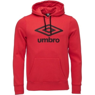 Umbro LARGE Logo HOODIE Essentials mikina červená – Zbozi.Blesk.cz