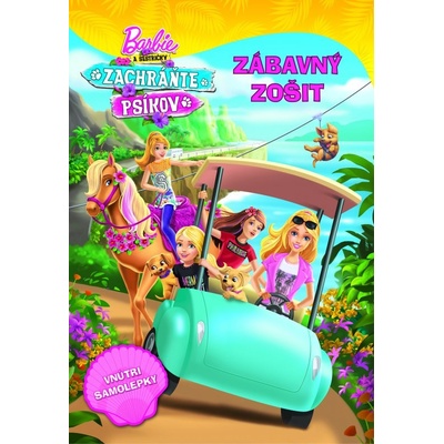 Barbie a sestričky Zachráňte psíkov Zábavný zošit