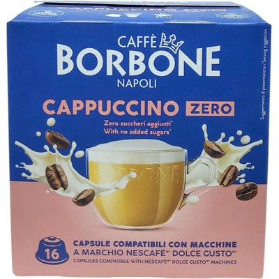 Caffé Borbone Cappuccino ZERO kapsle do Dolce Gusto 16 ks
