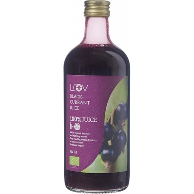 Loov Šťáva z černého rybízu 100% Bio 0,5 l
